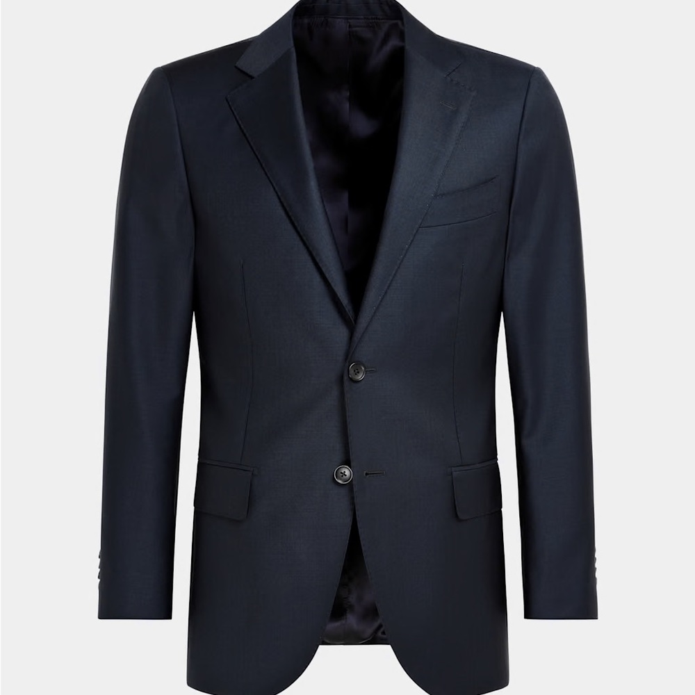 Like-New Men’s SUITSUPPLY Navy Lazio Suit Jacket & Trousers!
